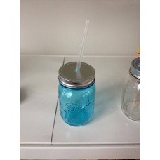 Straw Hole Lid for Wide Mouth Jars x 1