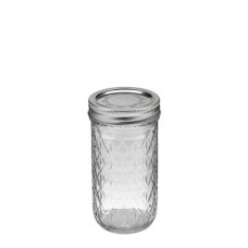 SOLD OUT - Ball Quilted 12oz Jars & Lids x 12  
