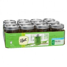SOLD OUT  - Ball Wide Mouth Pint Jars and Lids x 12 