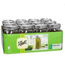 SOLD OUT - Ball Wide Mouth Quart Jars & Lids x 12