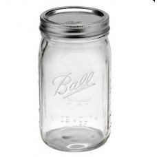 SOLD OUT - Ball Wide Mouth Quart Jars & Lids x 6  